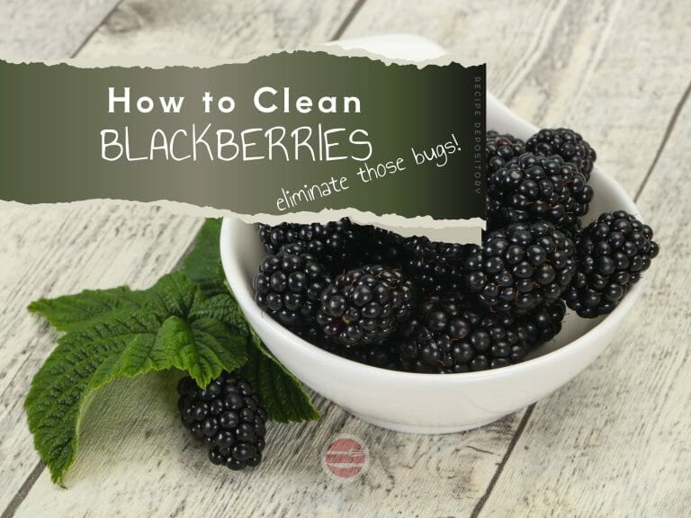 How To Clean Blackberries