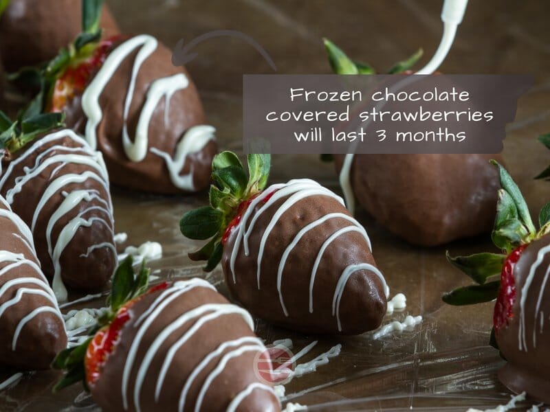 frozen chocolate covered strawberries