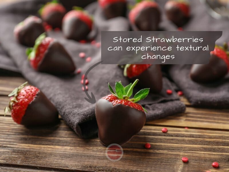 strawberries with chocolate coating